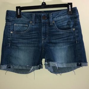 American Eagle Mid-Rise Stretch denim shorts